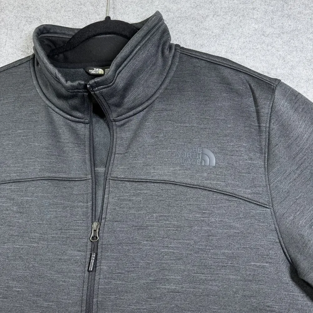 The North Face Canyonlands Full Zip Jacket Mens XXL Gray Fleece Lined Outdoor
